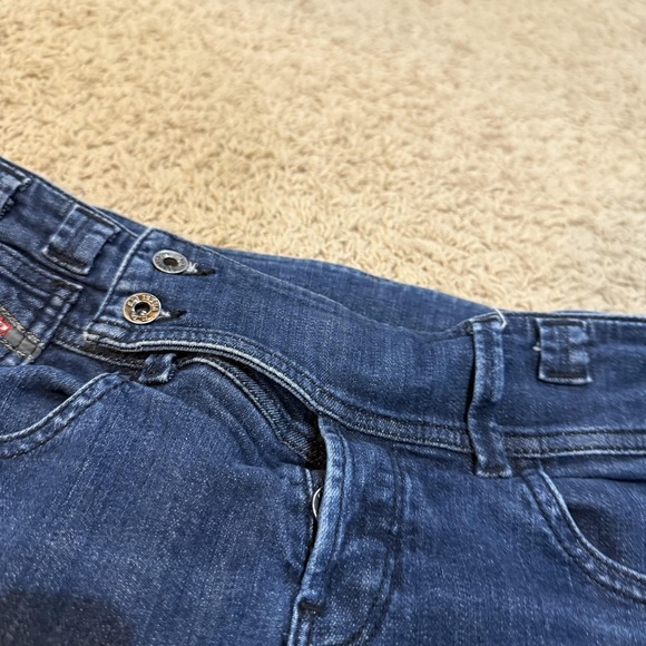 Diesel Jeans Mens 30x32 Culturebelt 0881K Stretch Slim Tapered Denim‎ Pants - Picture 2 of 9